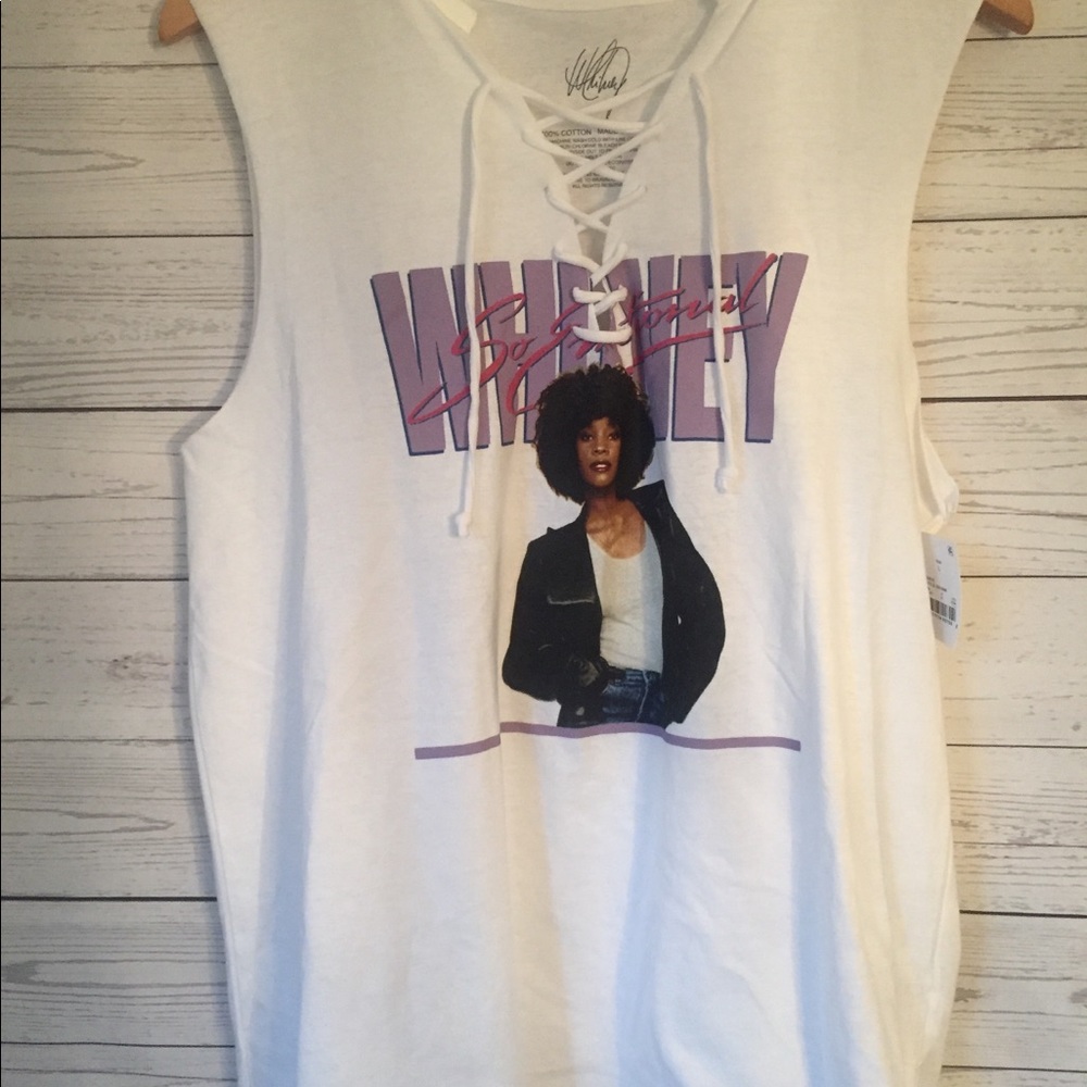 Whitney Houston So Emotional Sleeveless Top